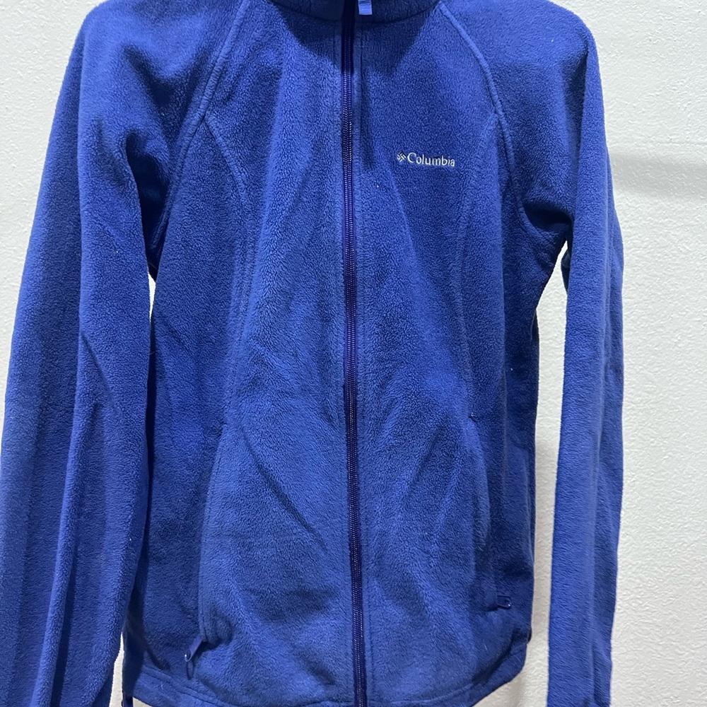 Columbia Royal Blue Fleece Outerwear